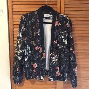 floral bomber jacket